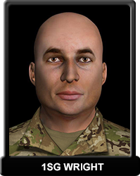 Portrait of First Sergeant Wright