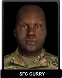 Portrait of Sergeant First Class Curry