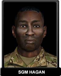 Portrait of Sergeant Major Hagan