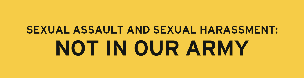 Sexual Assault and Sexual Harassment Footer